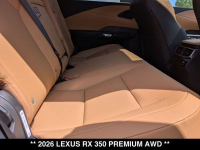 2026 Lexus RX 350 PREMIUM AWD