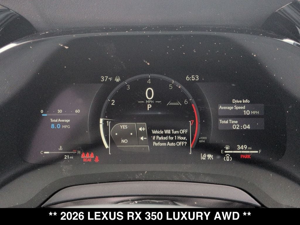 2026 Lexus RX 350 LUXURY AWD