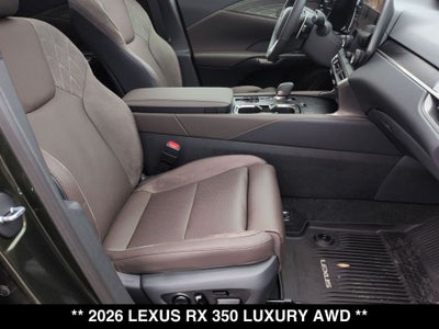 2026 Lexus RX 350 LUXURY AWD