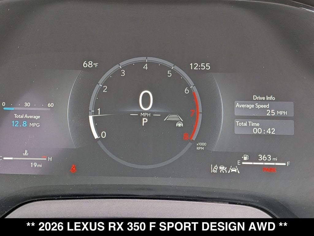 2026 Lexus RX 350 F SPORT DESIGN AWD