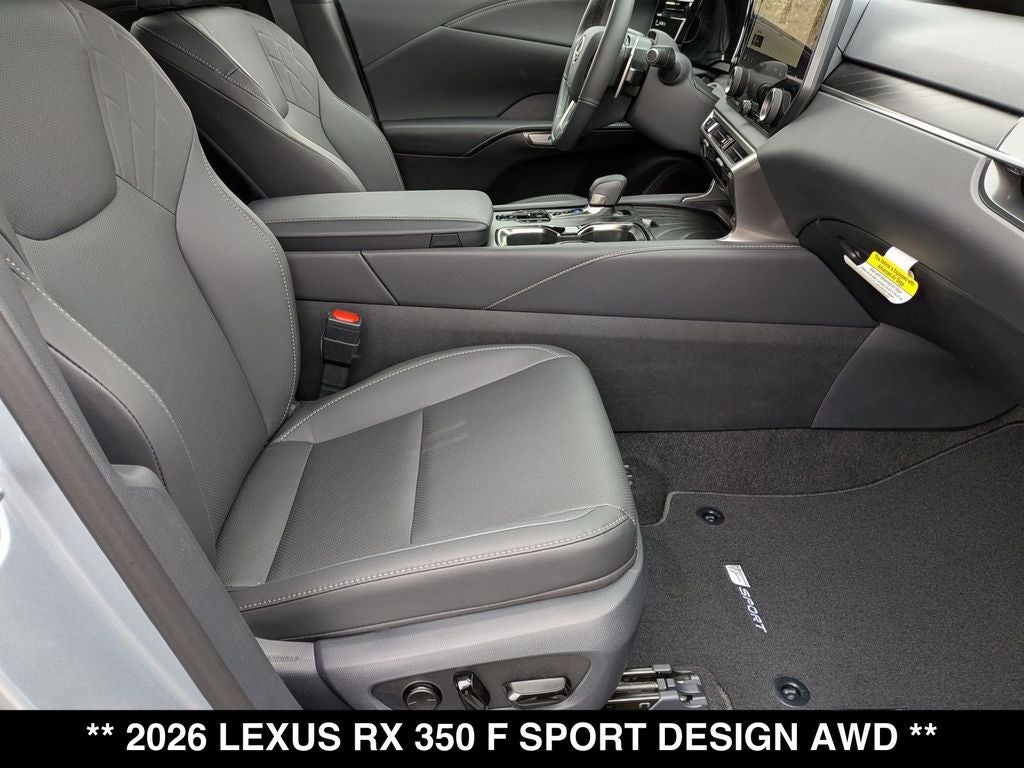 2026 Lexus RX 350 F SPORT DESIGN AWD