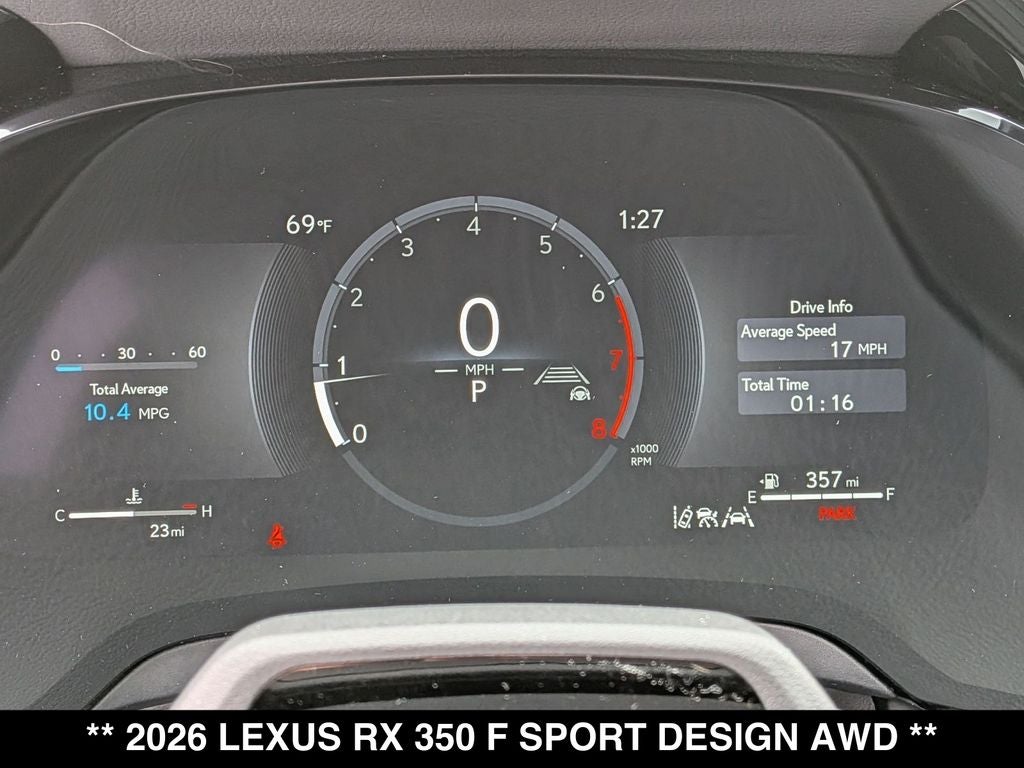2026 Lexus RX 350 F SPORT DESIGN AWD