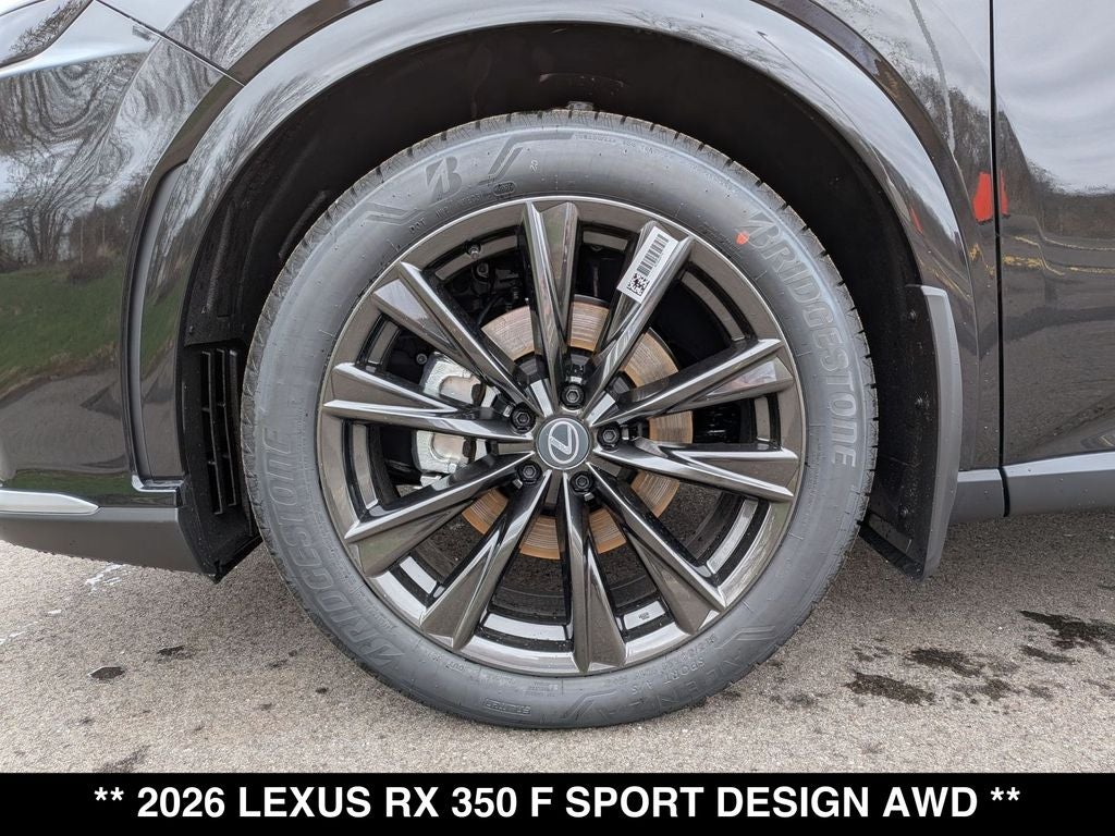 2026 Lexus RX 350 F SPORT DESIGN AWD