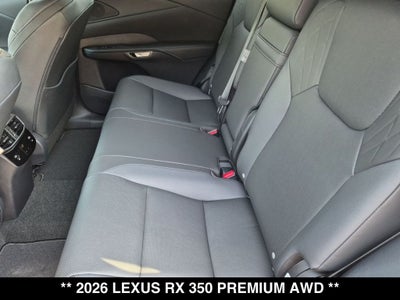 2026 Lexus RX 350 PREMIUM AWD