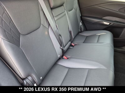 2026 Lexus RX 350 PREMIUM AWD