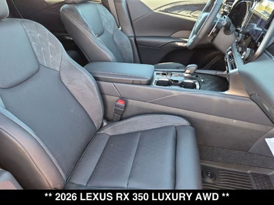 2026 Lexus RX 350 LUXURY AWD