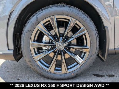 2026 Lexus RX 350 F SPORT DESIGN AWD
