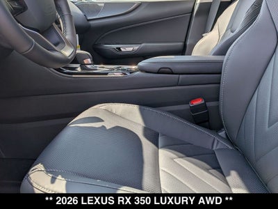 2026 Lexus RX 350 LUXURY AWD
