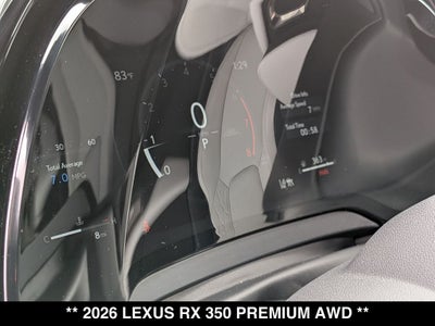 2026 Lexus RX 350 PREMIUM AWD