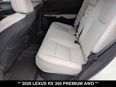 2026 Lexus RX 350 PREMIUM AWD