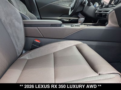 2026 Lexus RX 350 LUXURY AWD