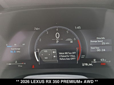 2026 Lexus RX 350 PREMIUM+ AWD