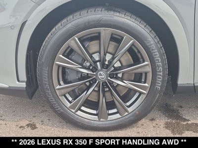 2026 Lexus RX 350 F SPORT HANDLING AWD
