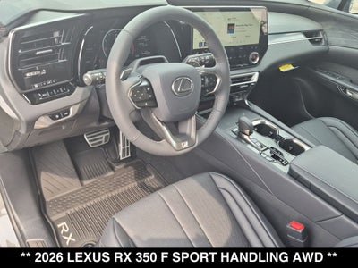2026 Lexus RX 350 F SPORT HANDLING AWD
