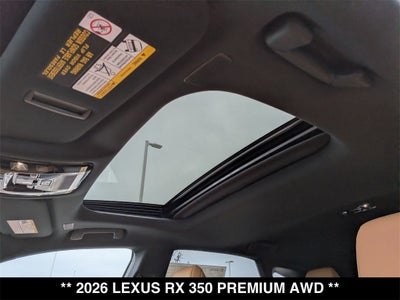 2026 Lexus RX 350 PREMIUM AWD