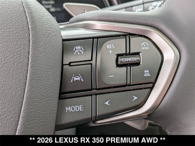 2026 Lexus RX 350 PREMIUM AWD