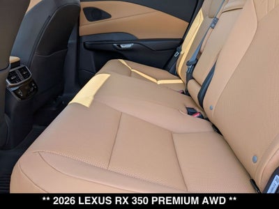 2026 Lexus RX 350 PREMIUM AWD