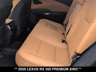 2026 Lexus RX 350 PREMIUM AWD