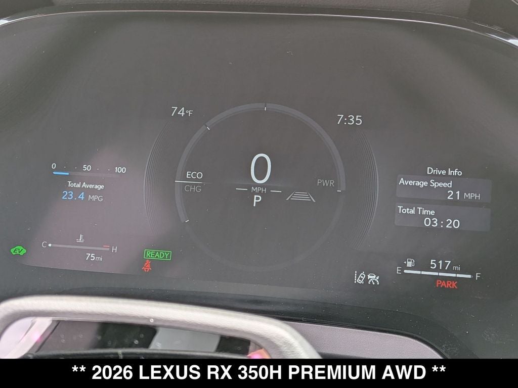 2026 Lexus RX HYBRID RX 350h PREMIUM AWD