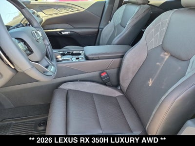 2026 Lexus RX HYBRID RX 350h LUXURY AWD