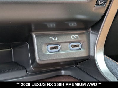 2026 Lexus RX HYBRID RX 350h PREMIUM AWD