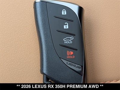 2026 Lexus RX HYBRID RX 350h PREMIUM AWD