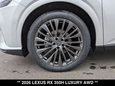 2026 Lexus RX HYBRID RX 350h LUXURY AWD