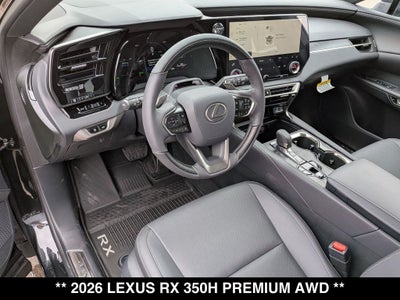2026 Lexus RX HYBRID RX 350h PREMIUM AWD