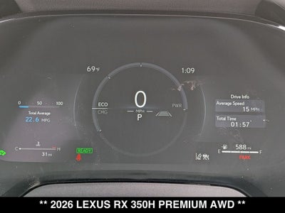 2026 Lexus RX HYBRID RX 350h PREMIUM AWD