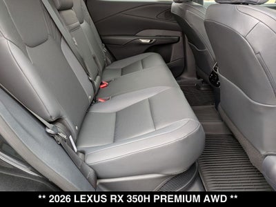 2026 Lexus RX HYBRID RX 350h PREMIUM AWD