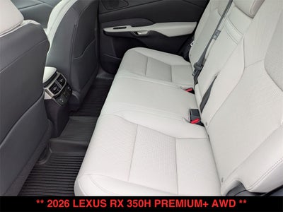 2026 Lexus RX HYBRID RX 350h PREMIUM+ AWD
