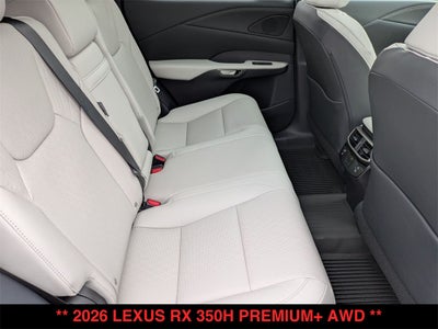 2026 Lexus RX HYBRID RX 350h PREMIUM+ AWD