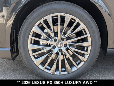 2026 Lexus RX HYBRID RX 350h LUXURY AWD