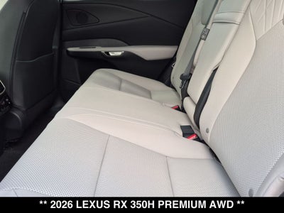 2026 Lexus RX HYBRID RX 350h PREMIUM AWD