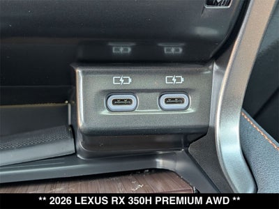 2026 Lexus RX HYBRID RX 350h PREMIUM AWD