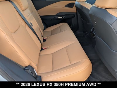 2026 Lexus RX HYBRID RX 350h PREMIUM AWD