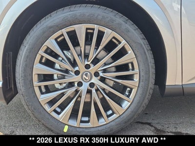 2026 Lexus RX HYBRID RX 350h LUXURY AWD