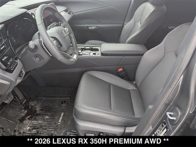 2026 Lexus RX HYBRID RX 350h PREMIUM AWD