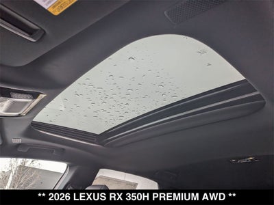 2026 Lexus RX HYBRID RX 350h PREMIUM AWD