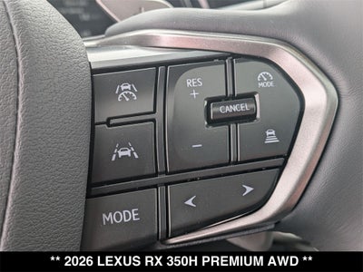 2026 Lexus RX HYBRID RX 350h PREMIUM AWD