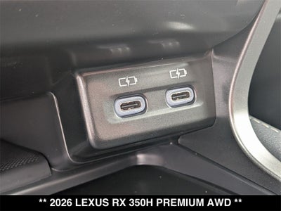 2026 Lexus RX HYBRID RX 350h PREMIUM AWD