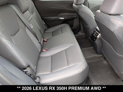 2026 Lexus RX HYBRID RX 350h PREMIUM AWD