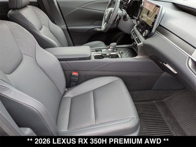 2026 Lexus RX HYBRID RX 350h PREMIUM AWD