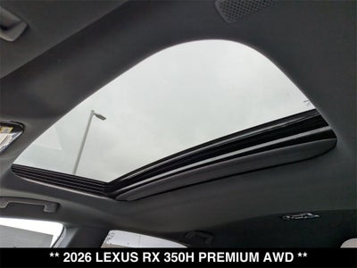 2026 Lexus RX HYBRID RX 350h PREMIUM AWD