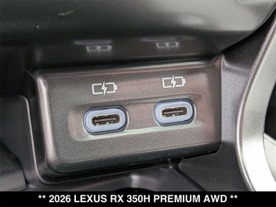 2026 Lexus RX HYBRID RX 350h PREMIUM AWD