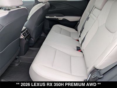 2026 Lexus RX HYBRID RX 350h PREMIUM AWD
