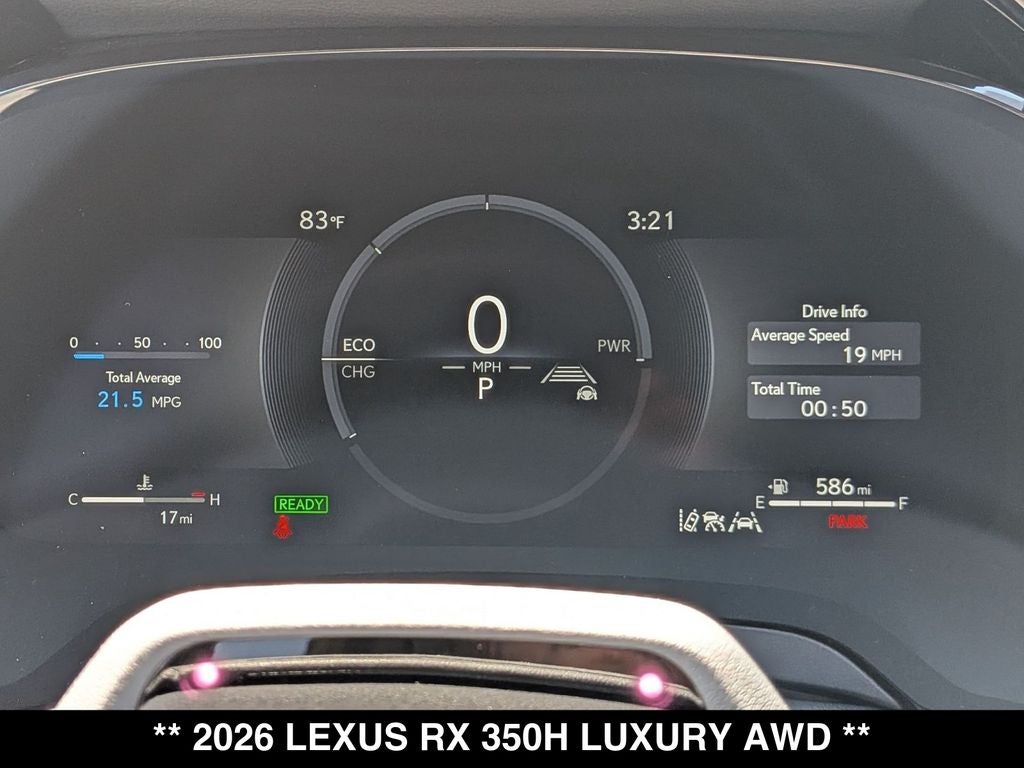 2026 Lexus RX HYBRID RX 350h LUXURY AWD