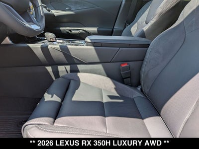 2026 Lexus RX HYBRID RX 350h LUXURY AWD