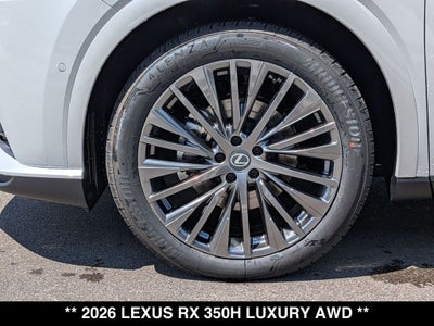 2026 Lexus RX HYBRID RX 350h LUXURY AWD
