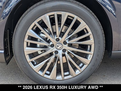 2026 Lexus RX HYBRID RX 350h LUXURY AWD